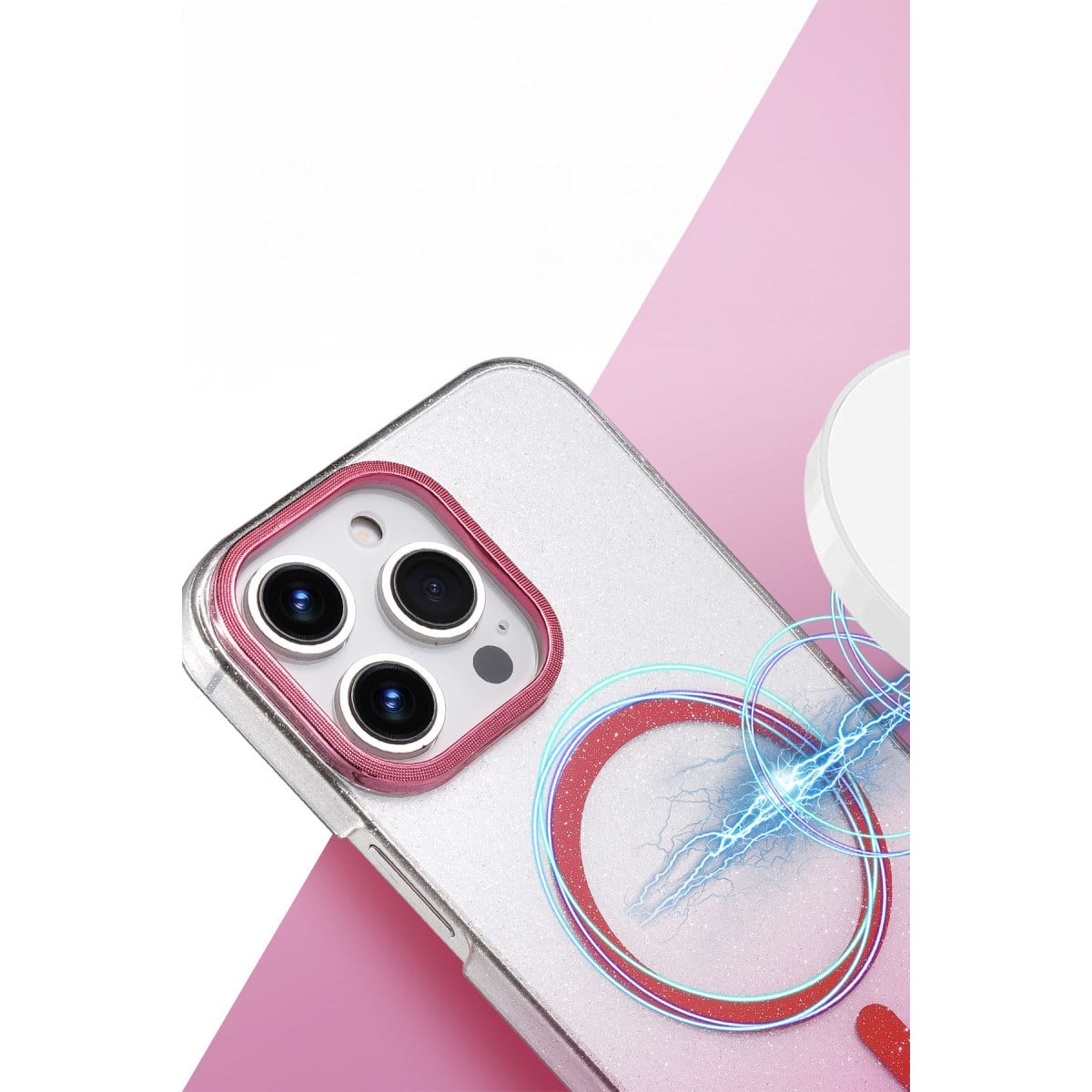 iPhone 16 Pro Max Glossy Magsafe Kapak - Siyah