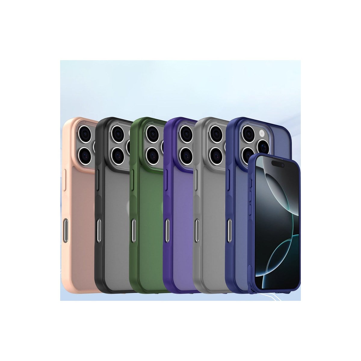 iPhone 16 Pro Max Kılıf Elegant Kapak - Siyah