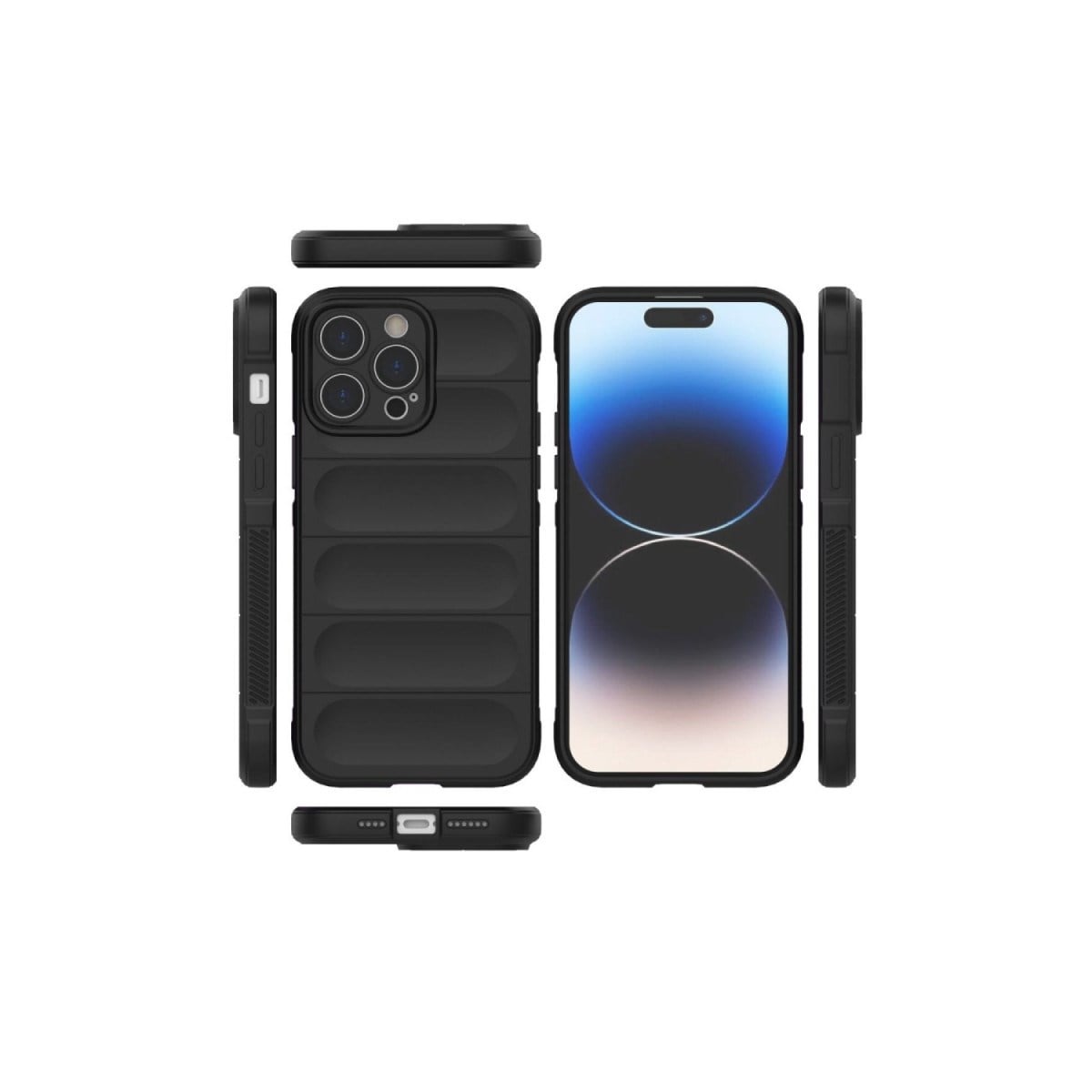 iPhone 16 Pro Max Kılıf Optimum Silikon - Siyah