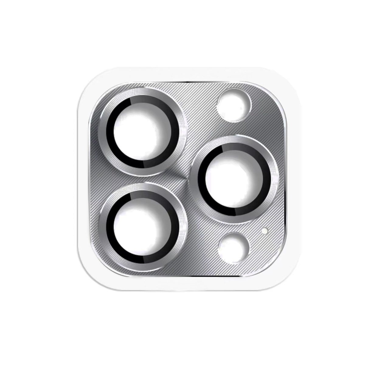 iPhone 16 Pro Max Pers Alüminyum Kamera Lens - Gri