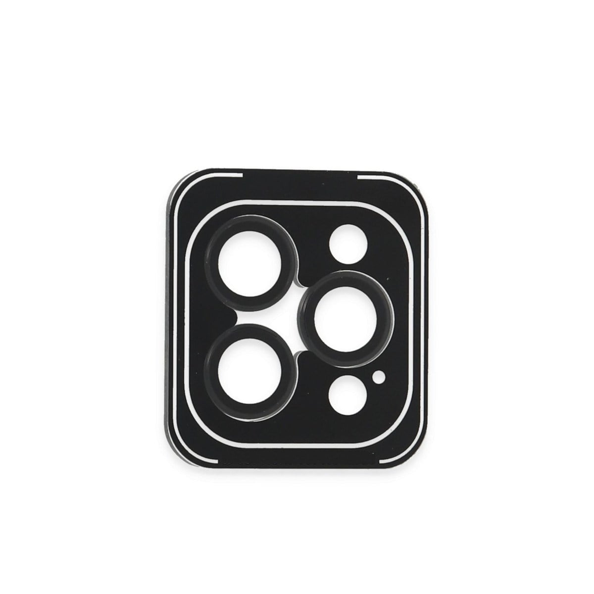 iPhone 16 Pro Max PVD Metal Kamera Lens - Siyah