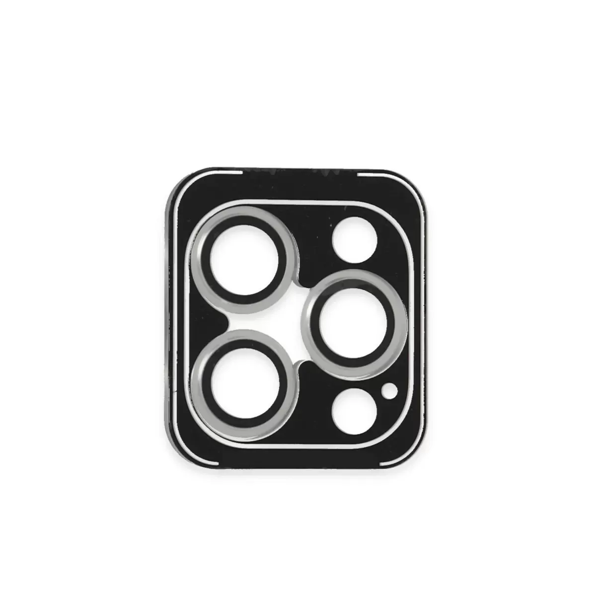 iPhone 16 Pro Max PVD Metal Kamera Lens - Gümüş
