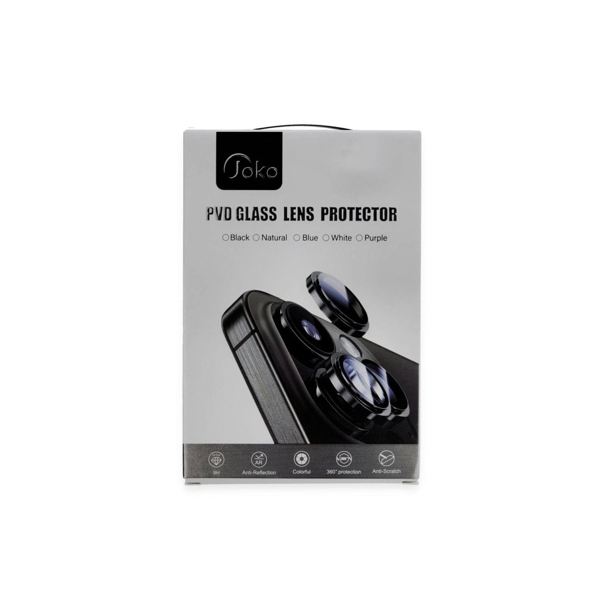 iPhone 16 Pro Max PVD Metal Kamera Lens - Siyah