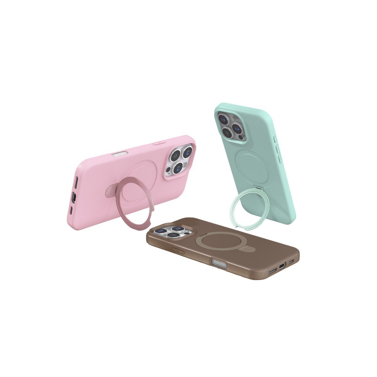 iPhone 16 Pro Regal Magsafe Standlı Kapak - Siyah