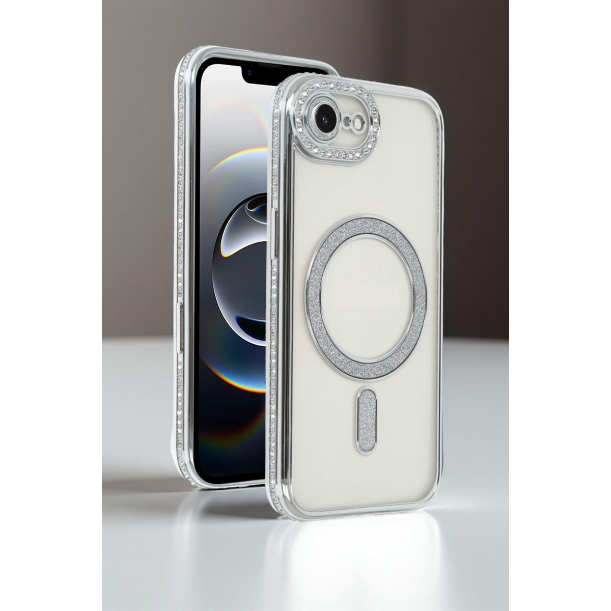 iPhone 16E Joke Simli Magneticsafe Kılıf - Siyah