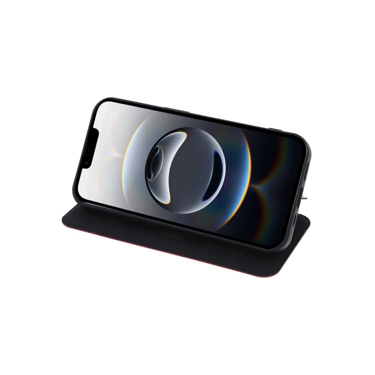 iPhone 16E Kılıf Flip Cover - Siyah