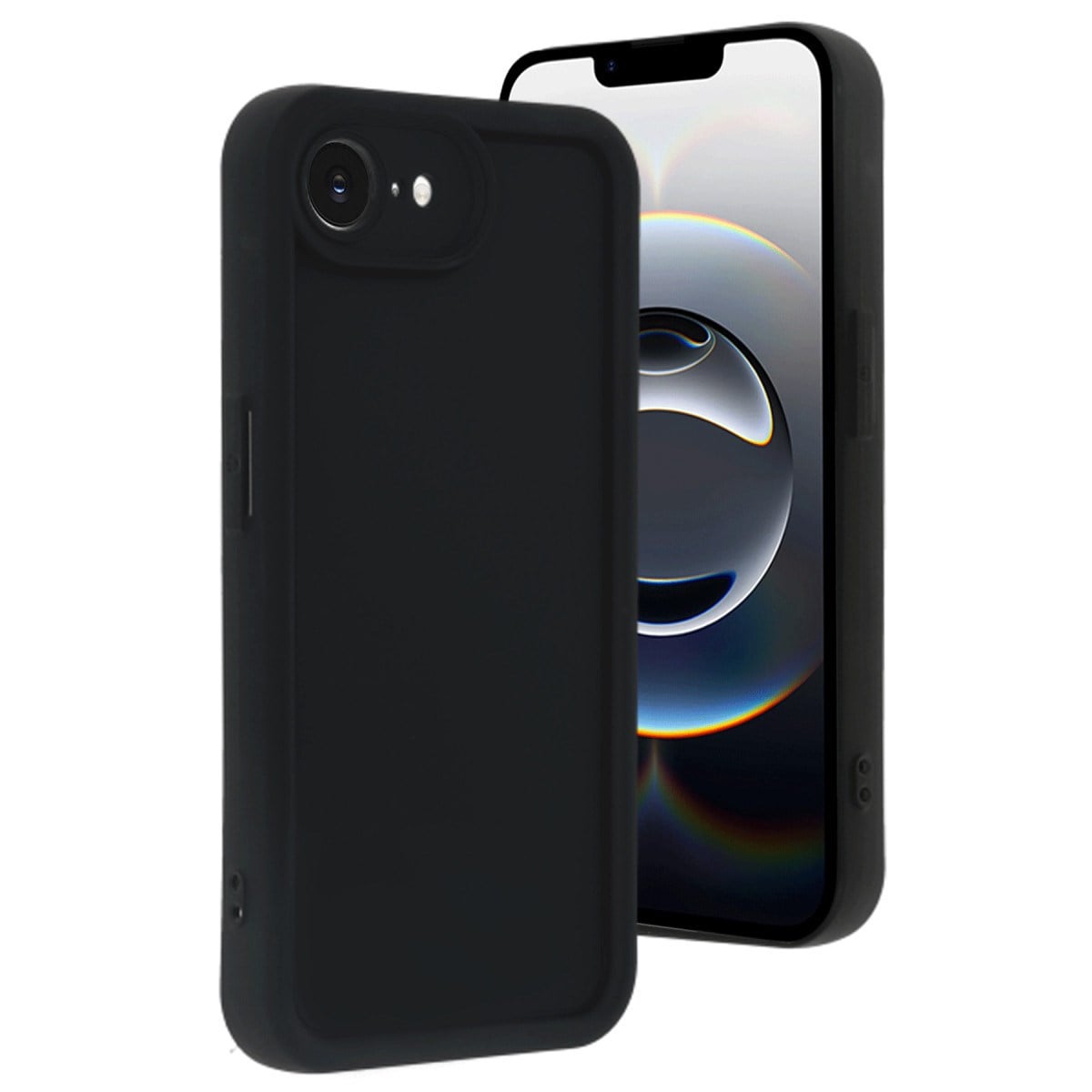 iPhone 16E Kılıf Viera Silikon - Siyah