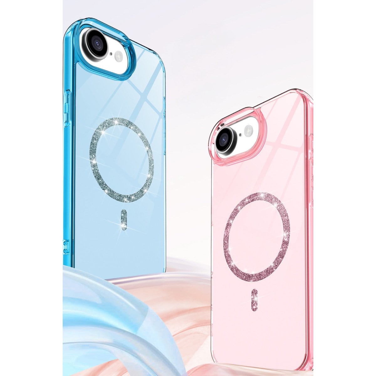 iPhone 16E Live Diamond Magsafe Kapak - Siyah