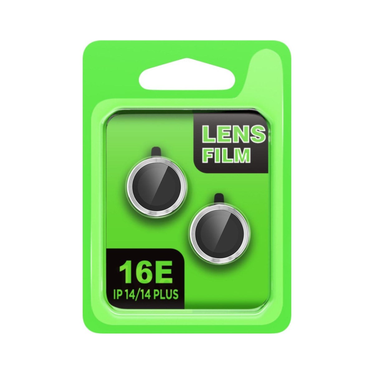 iPhone 16E Raze Metal Kamera Lens - Gümüş