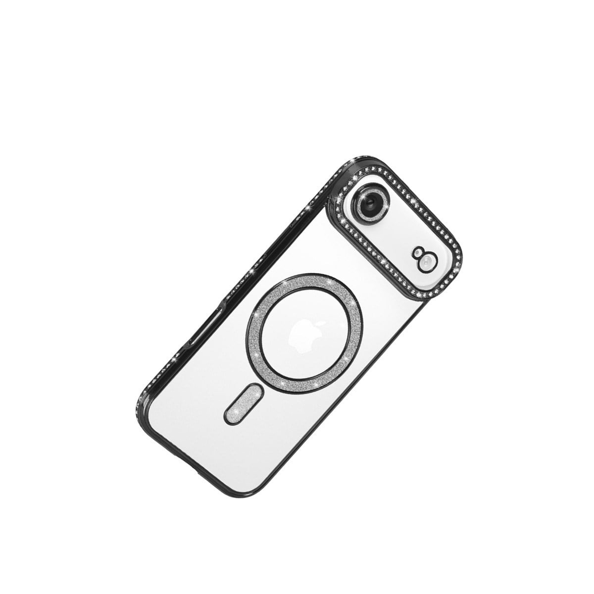 iPhone 17 Air Joke Simli Magneticsafe Kılıf - Siyah