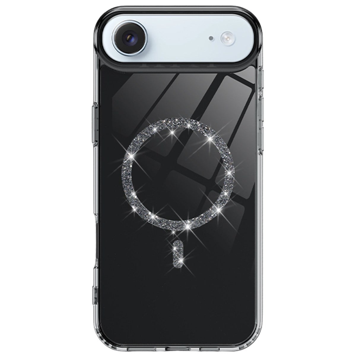 iPhone 17 Air Live Diamond Magsafe Kapak - Siyah