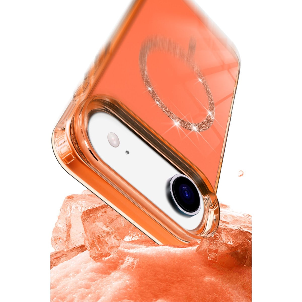 iPhone 17 Air Live Diamond Magsafe Kapak - Siyah