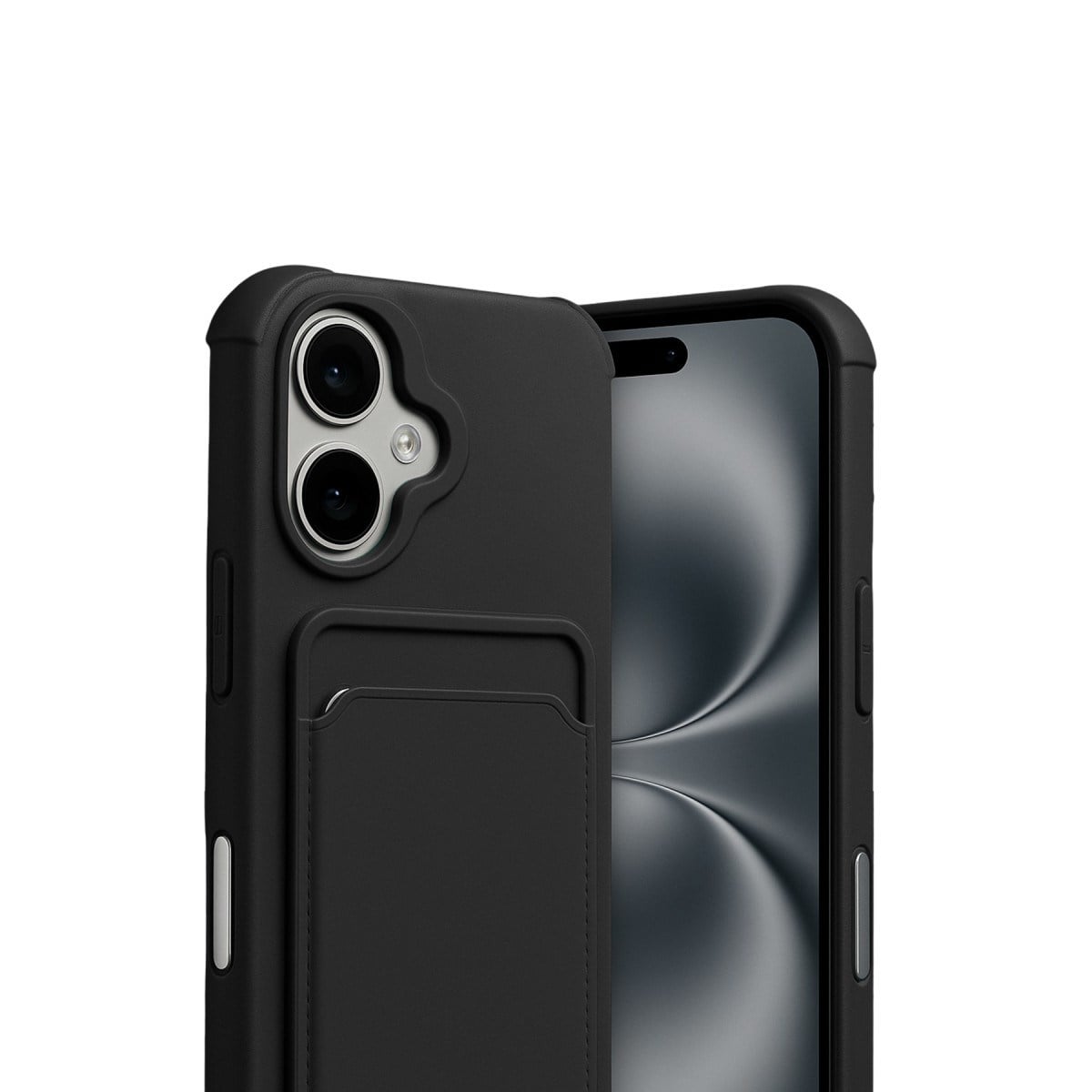 iPhone 17 Kelvin Kartvizitli Silikon - Siyah