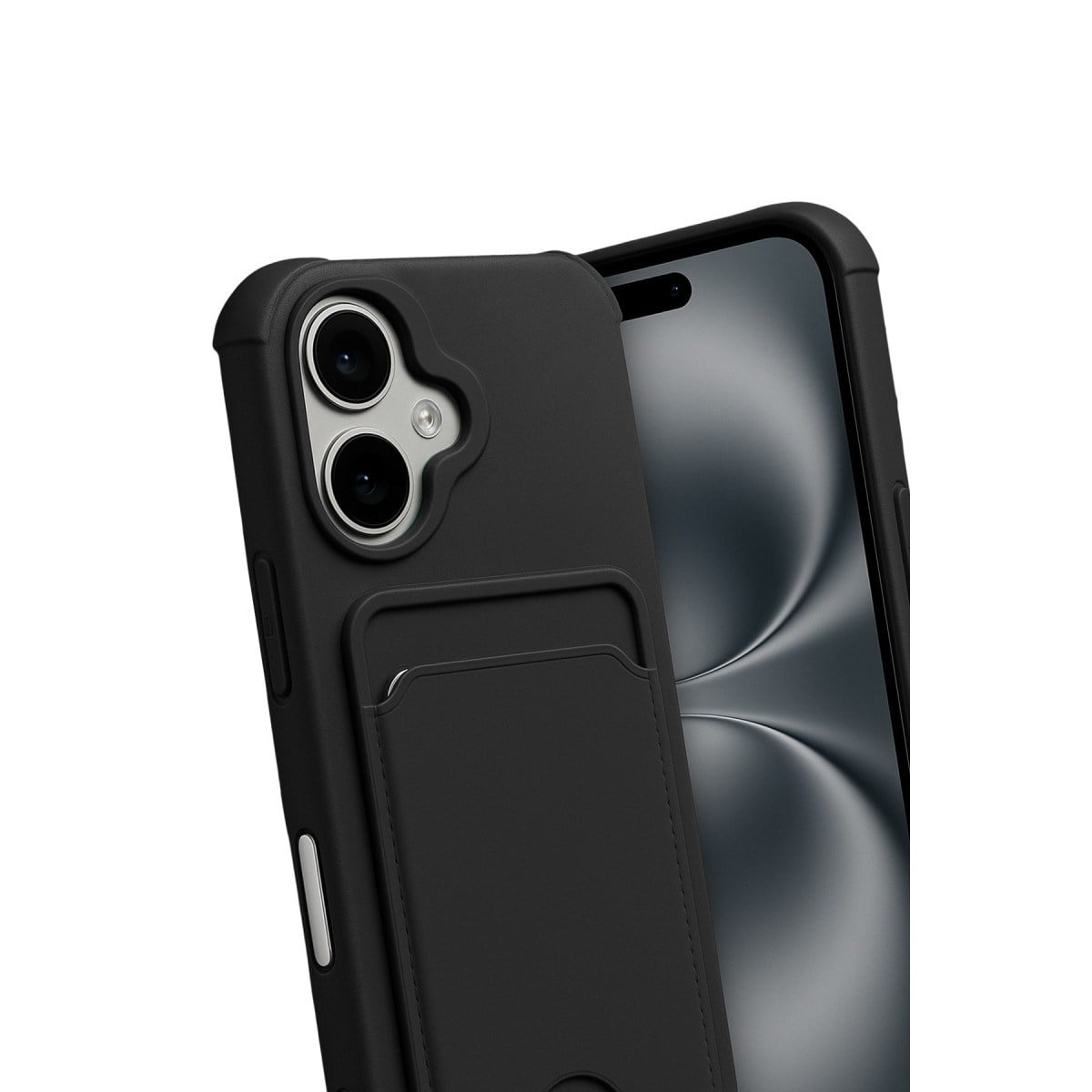 iPhone 17 Kelvin Kartvizitli Silikon - Siyah