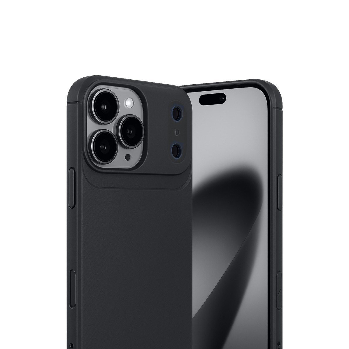 iPhone 17 Pro Auto Focus Karbon Kapak - Siyah
