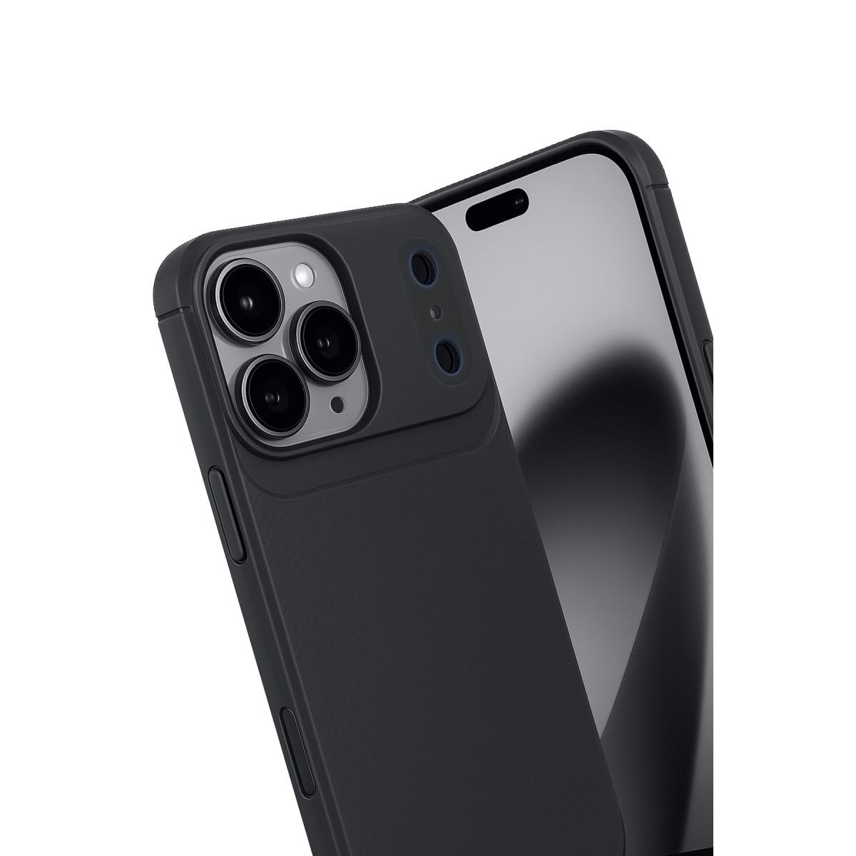 iPhone 17 Pro Auto Focus Karbon Kapak - Siyah