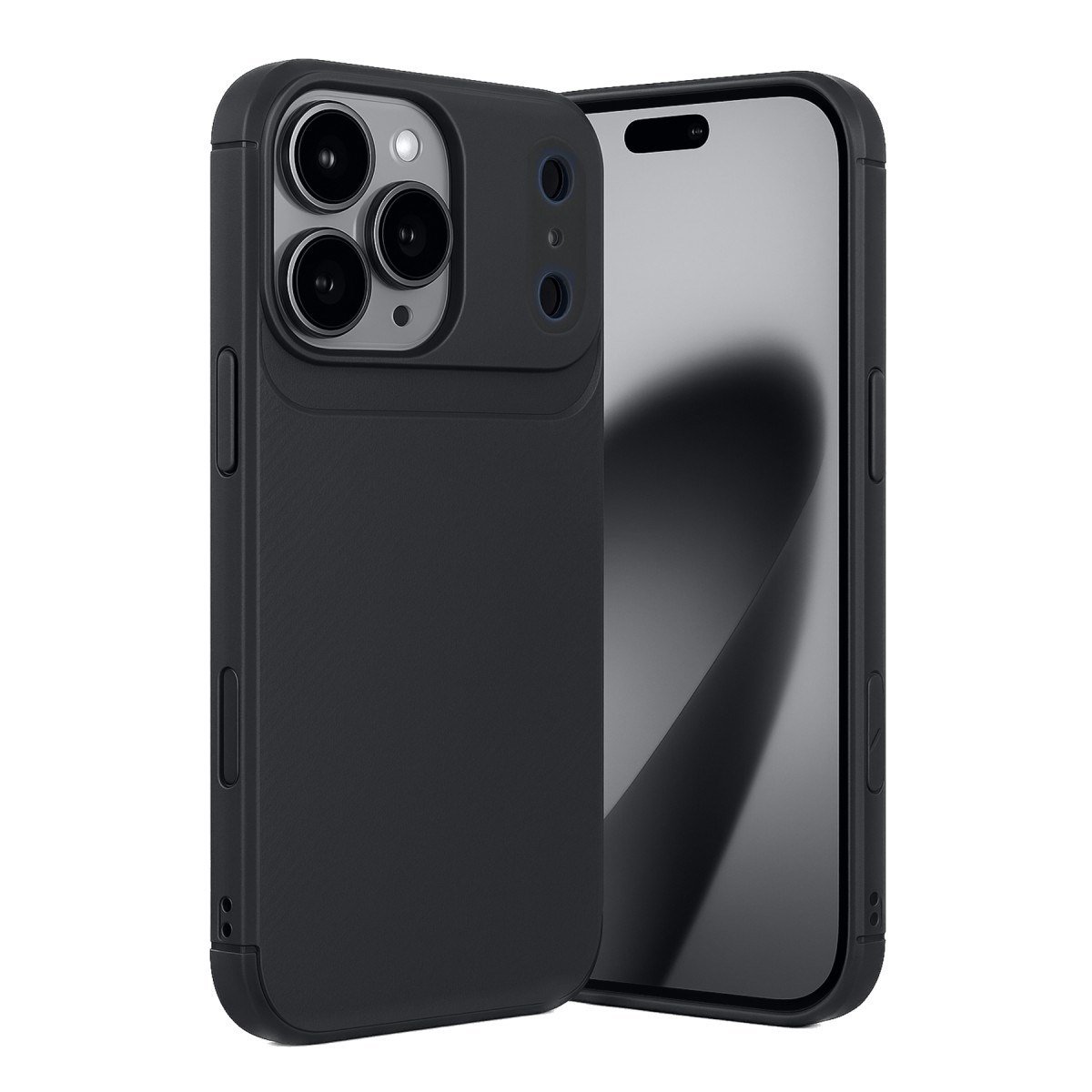 iPhone 17 Pro Auto Focus Karbon Kapak - Siyah