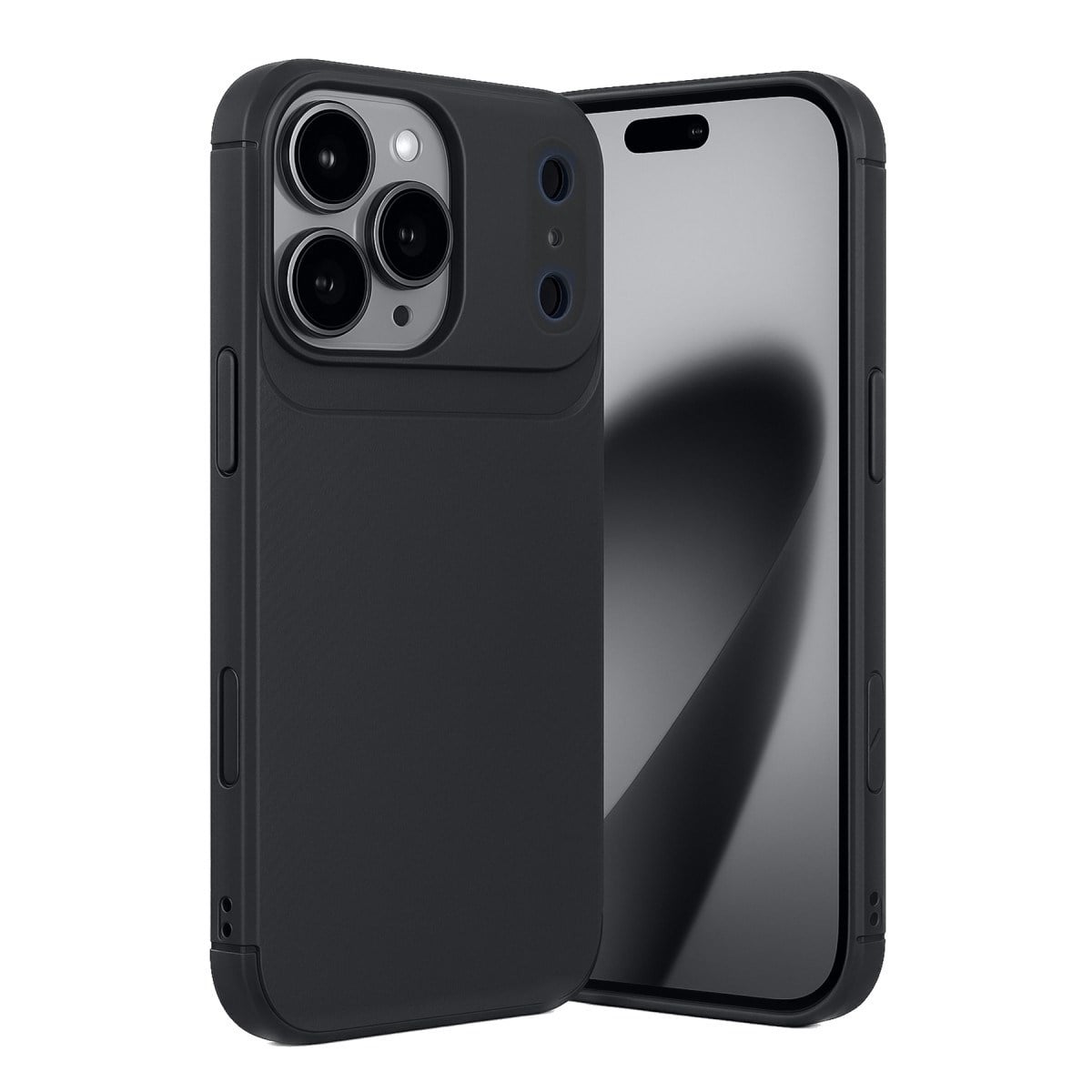 iPhone 17 Pro Max Auto Focus Karbon Kapak - Siyah