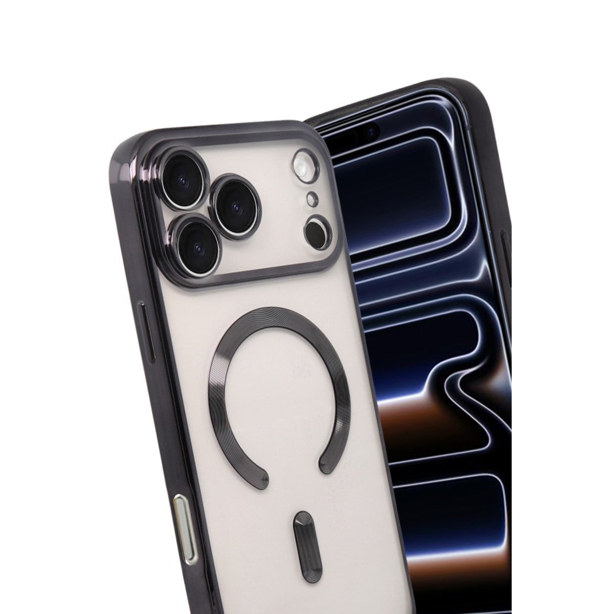 iPhone 17 Pro Max Kross Magneticsafe Kapak - Siyah