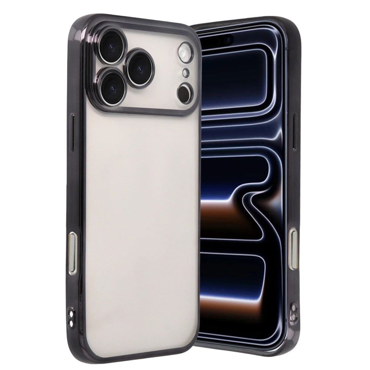 iPhone 17 Pro Razer Lensli Silikon - Siyah