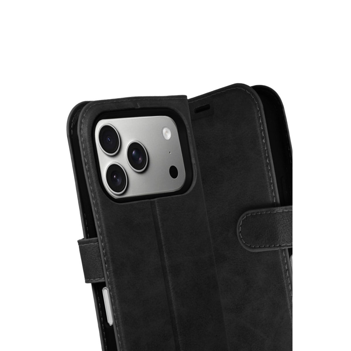 iPhone 17 Pro Trend S Plus Kapaklı Kılıf - Siyah