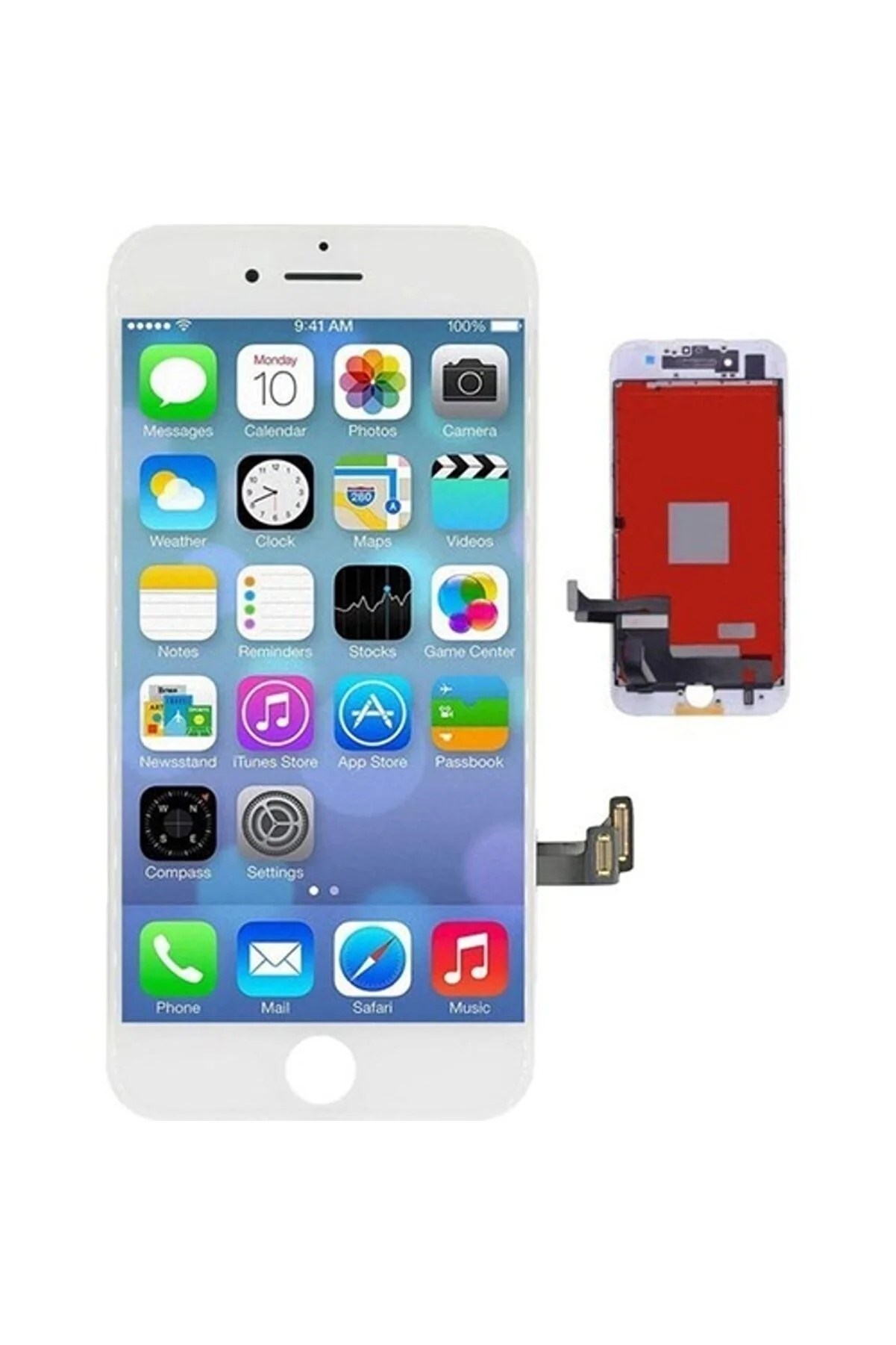 Iphone 7 Uyumlu Lcd Ekran Beyaz A Kalite