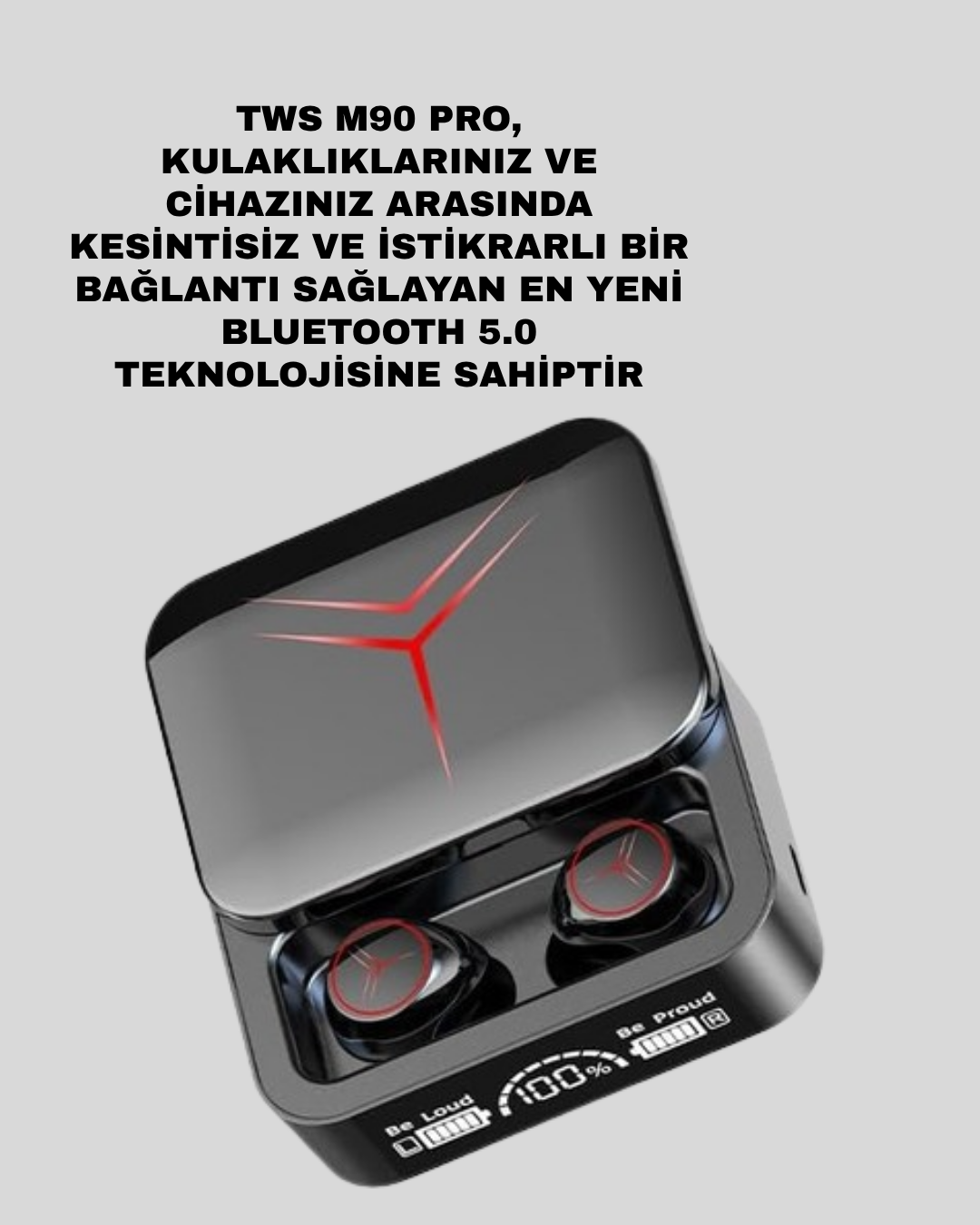 IPX6 Suya Dayanıklı Kablosuz Kulaklık – Hafif ve Taşınabilir Tasarım Yeni Nesil