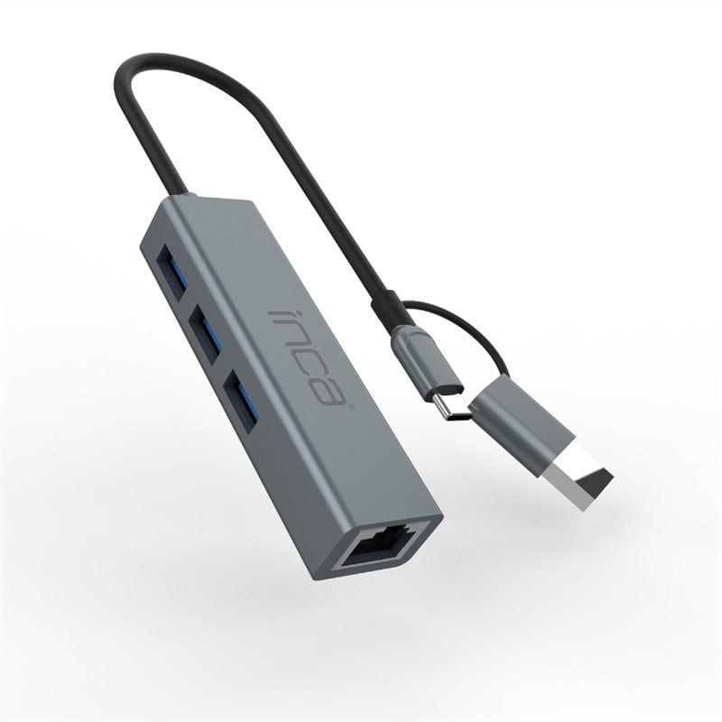 IUTP-03T USB HUBX3 USB 3.0 10 GBPS+ETHERNET RJ45 1000MBPS ÇOKLAYICI