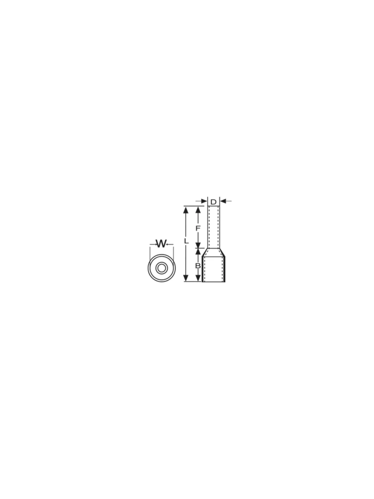 IYF-10 mm İzoleli Kablo Yüksüğü