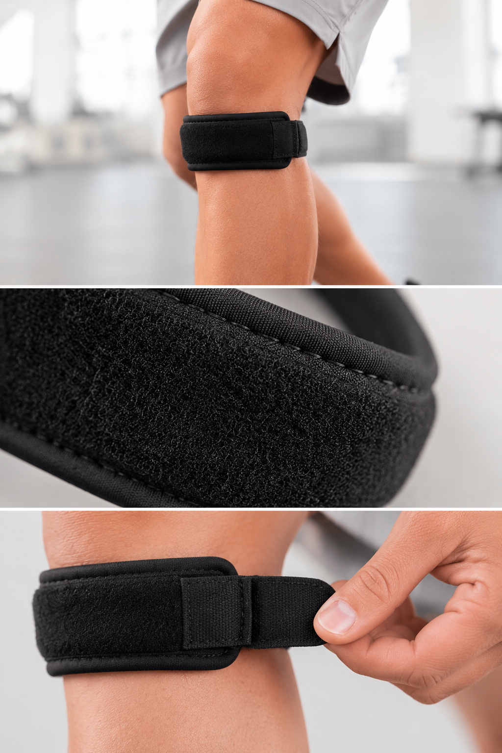 iz Altı Tendon Destek Bandı Ayarlanabilir Cırtlı Sporcu Bandı