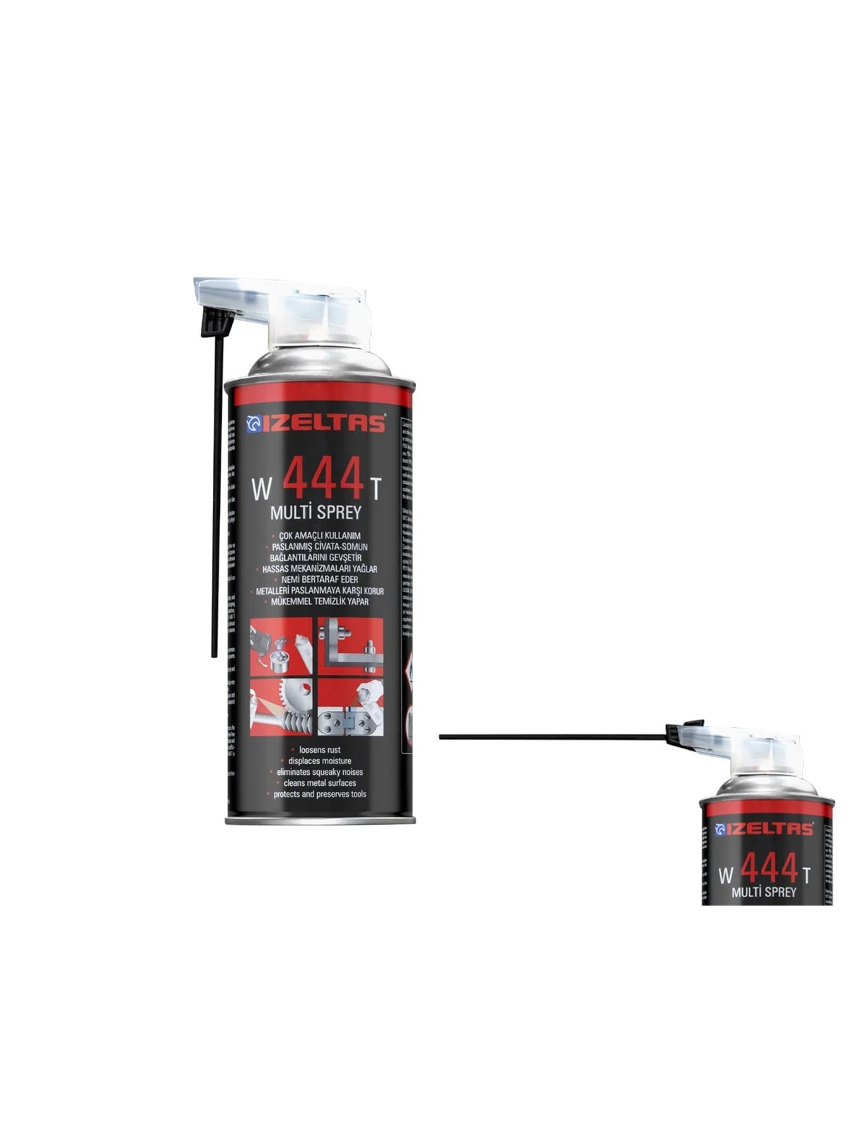 İZELTAŞ W444T Çok Amaçlı Pas Sökücü Multi Sprey 400 ml