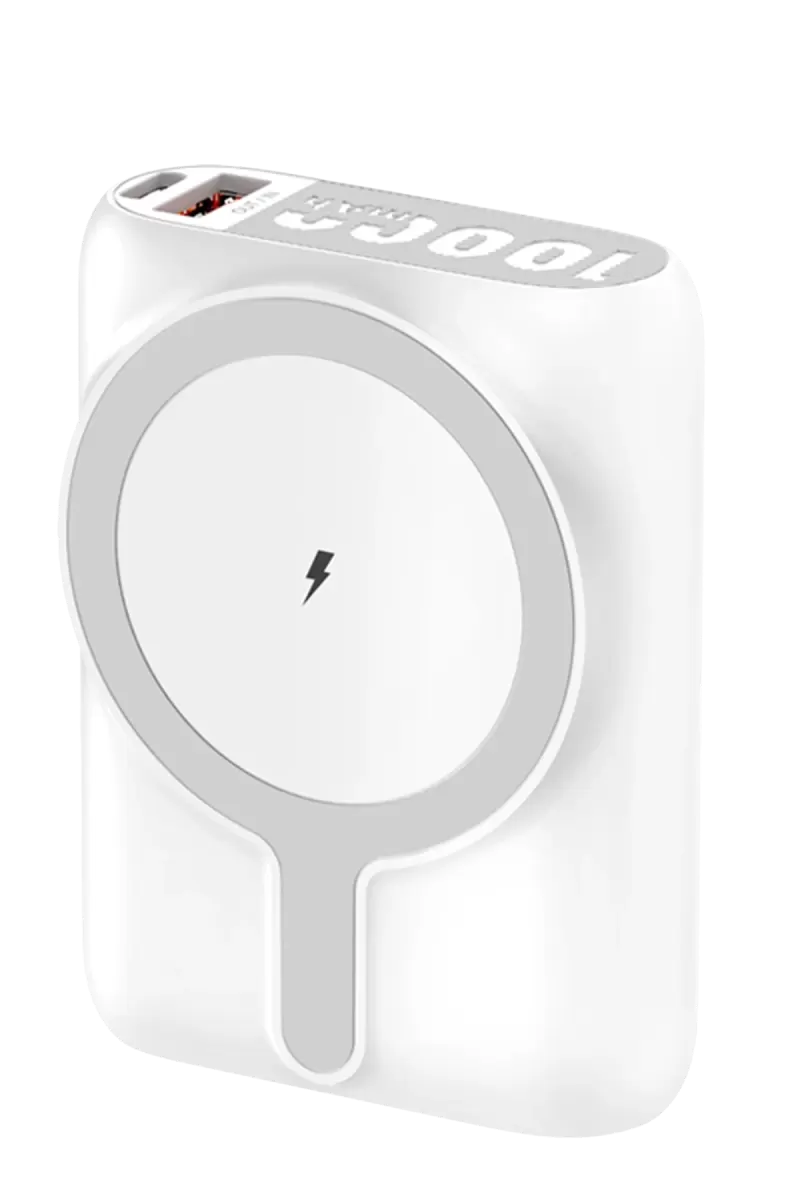 J31 10.000 mAh 20W PD Magsafe Powerbank - Beyaz