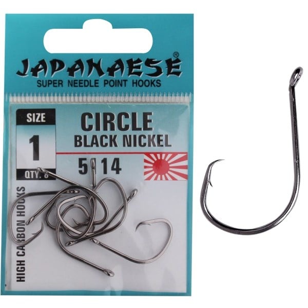 Japanese Circle Carbon Black Nickel 5114 Olta İğnesi - NO-6