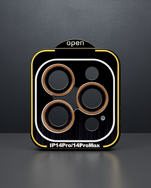 Joko Apple İphone 14 Pro Max Pvd Metal Kamera Lens - Turuncu