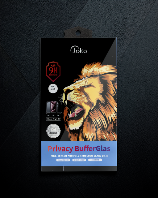Joko Apple İphone 15 Pro Max Buffer Hayalet Cam Ekran Koruyucu - Siyah