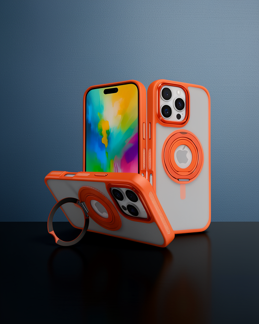 Joko Apple İphone 16 Pro Max Banza Magsafe Standlı Kapak - Turuncu