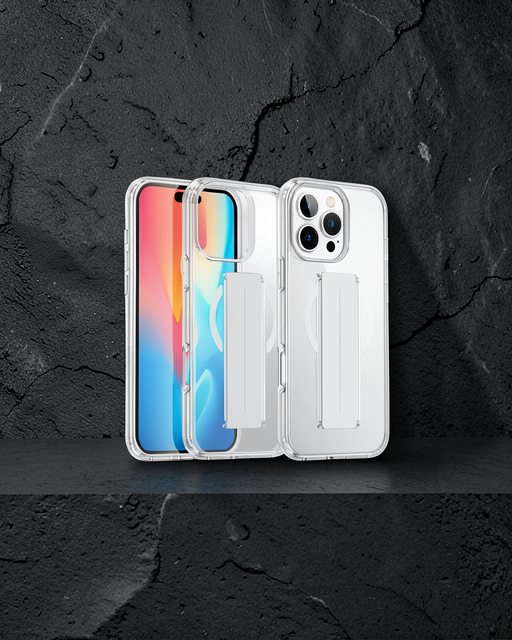 Joko Apple İphone 16 Pro Max Kılıf Alfa Magsafe Standlı Kapak - Şeffaf