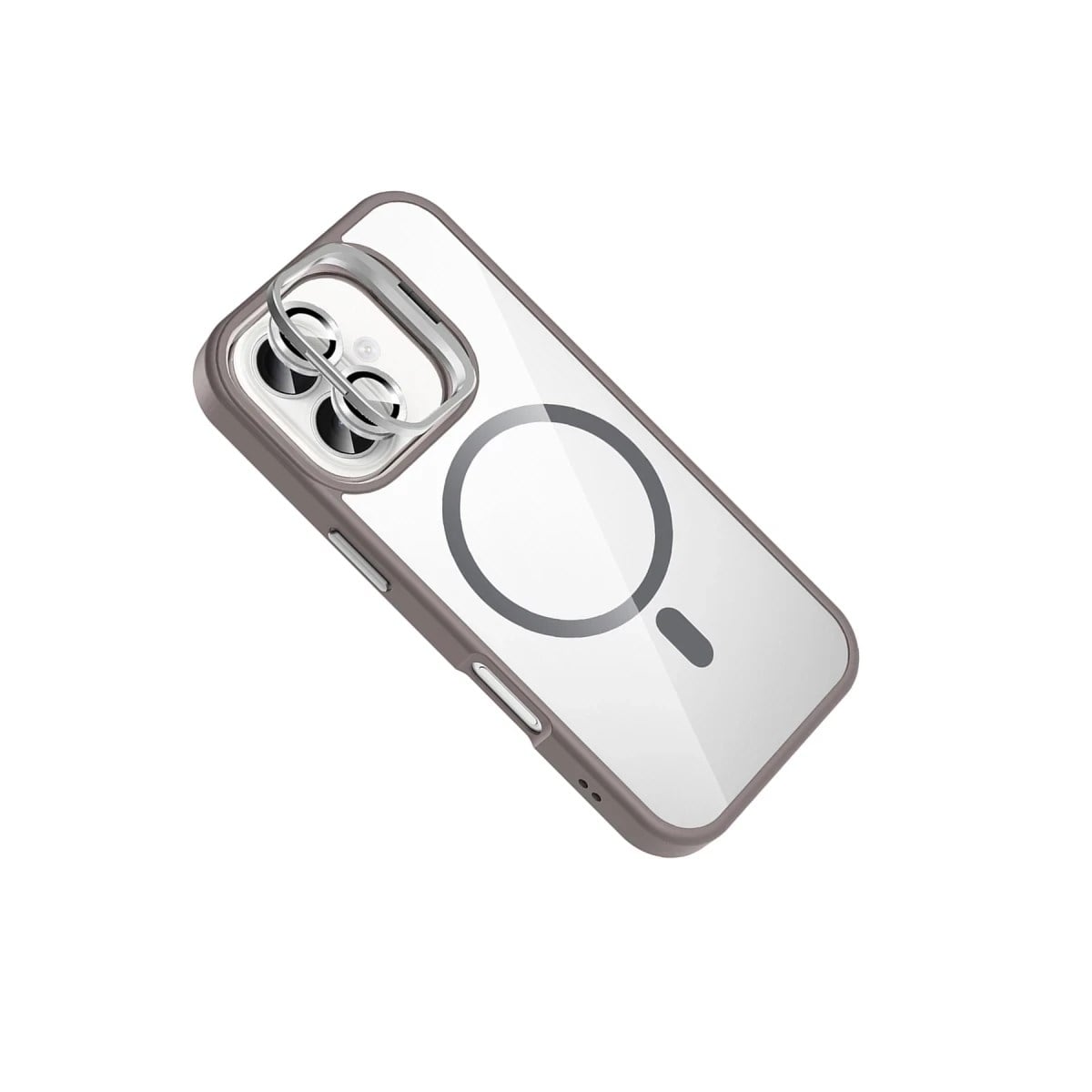 Joko Apple iPhone 16 Remim Lensli Magsafe Standlı Kapak - Titan Gri
