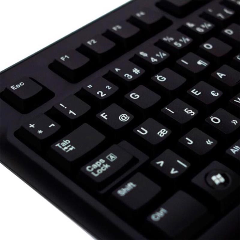 K120 F USB KABLOLU KLAVYE SİYAH 920-004163