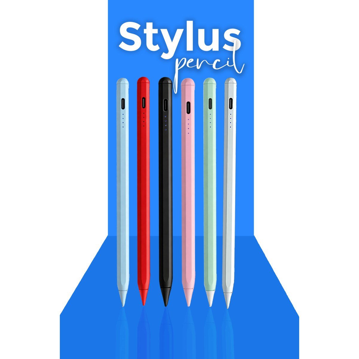 K2259 iPad Uyumlu Dokunmatik Stylus Kalem - Mavi
