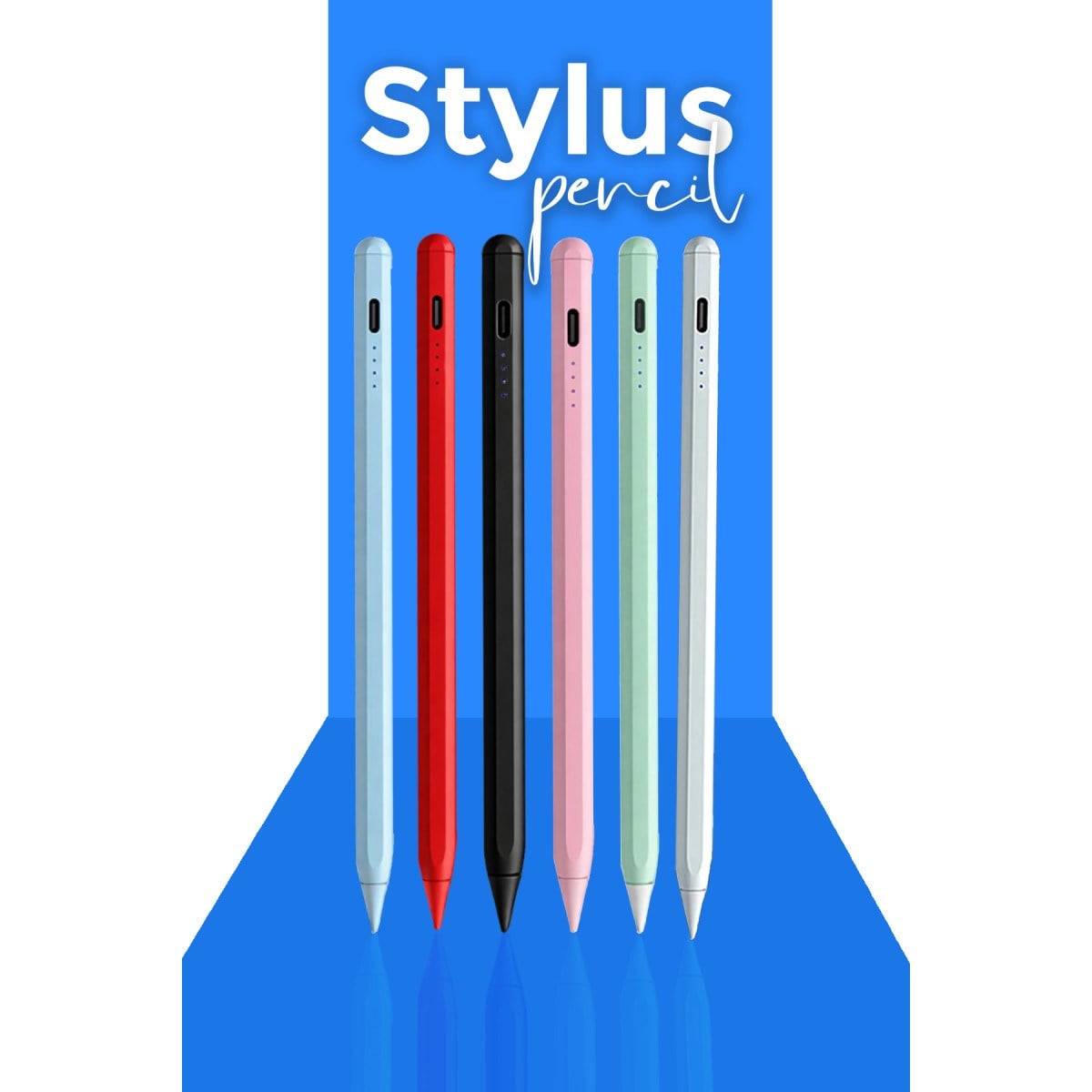 K2259 iPad Uyumlu Dokunmatik Stylus Kalem - Beyaz