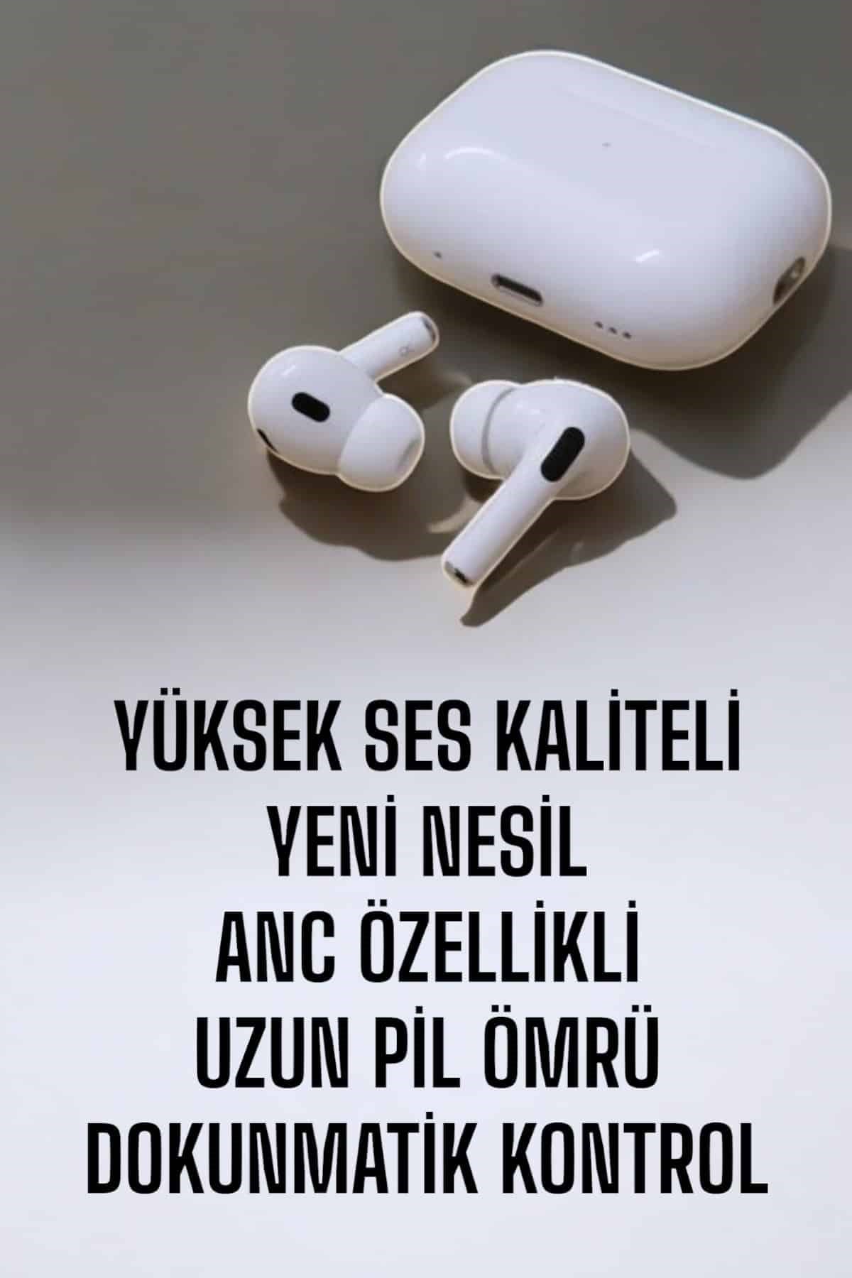 Kablosuz Bluetooth Kulaklık Gürültü Önleme, Su Geçirmez, Mikrofonlu