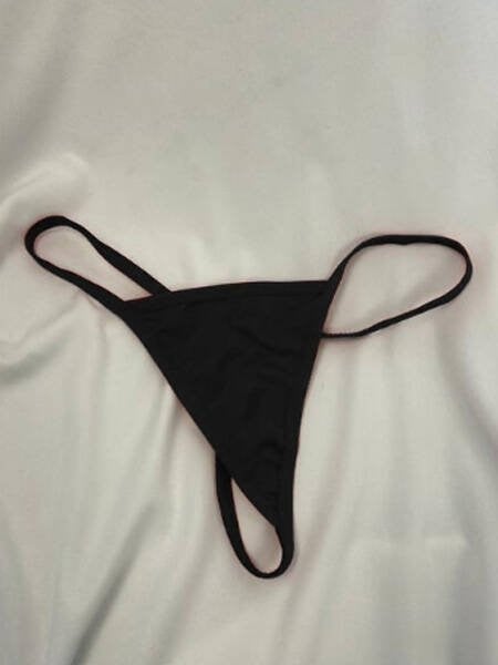 Kadın Siyah Tanga Külot String