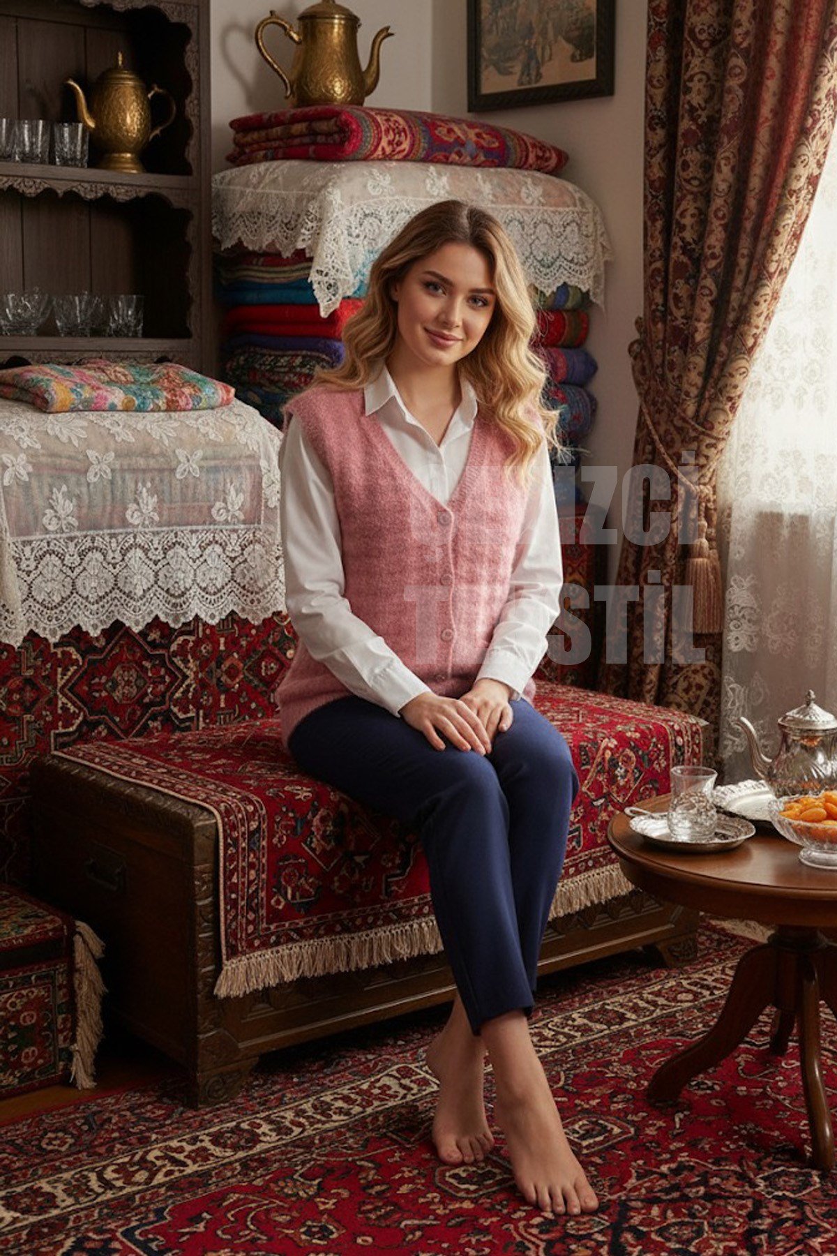 Kadın Yeleği, Çeyizlik Örgü Yelek, Hediyelik Nişan Yeleği, Nişan & Çeyiz Yelekleri