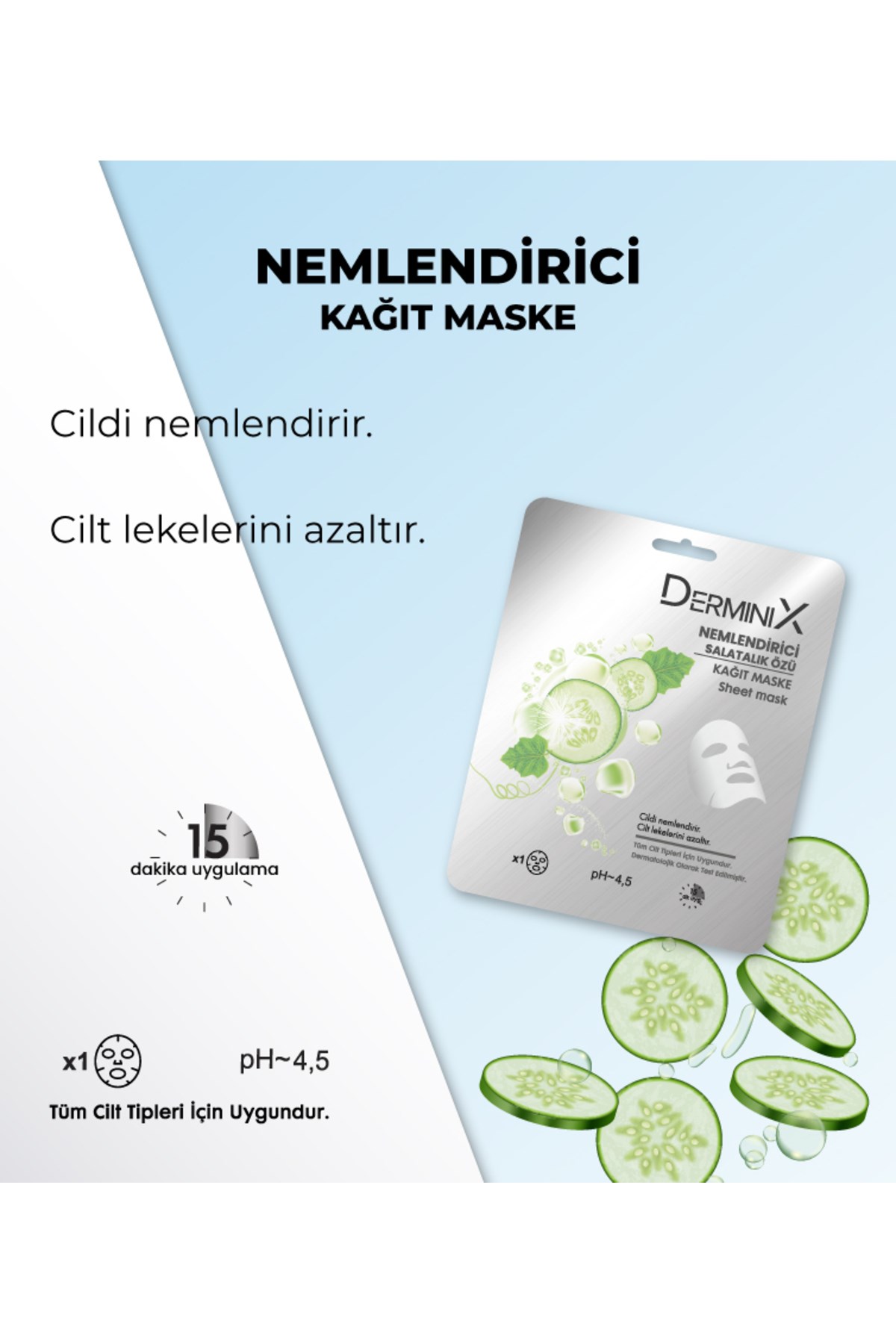 Kağıt Maske Salatalik Özlü