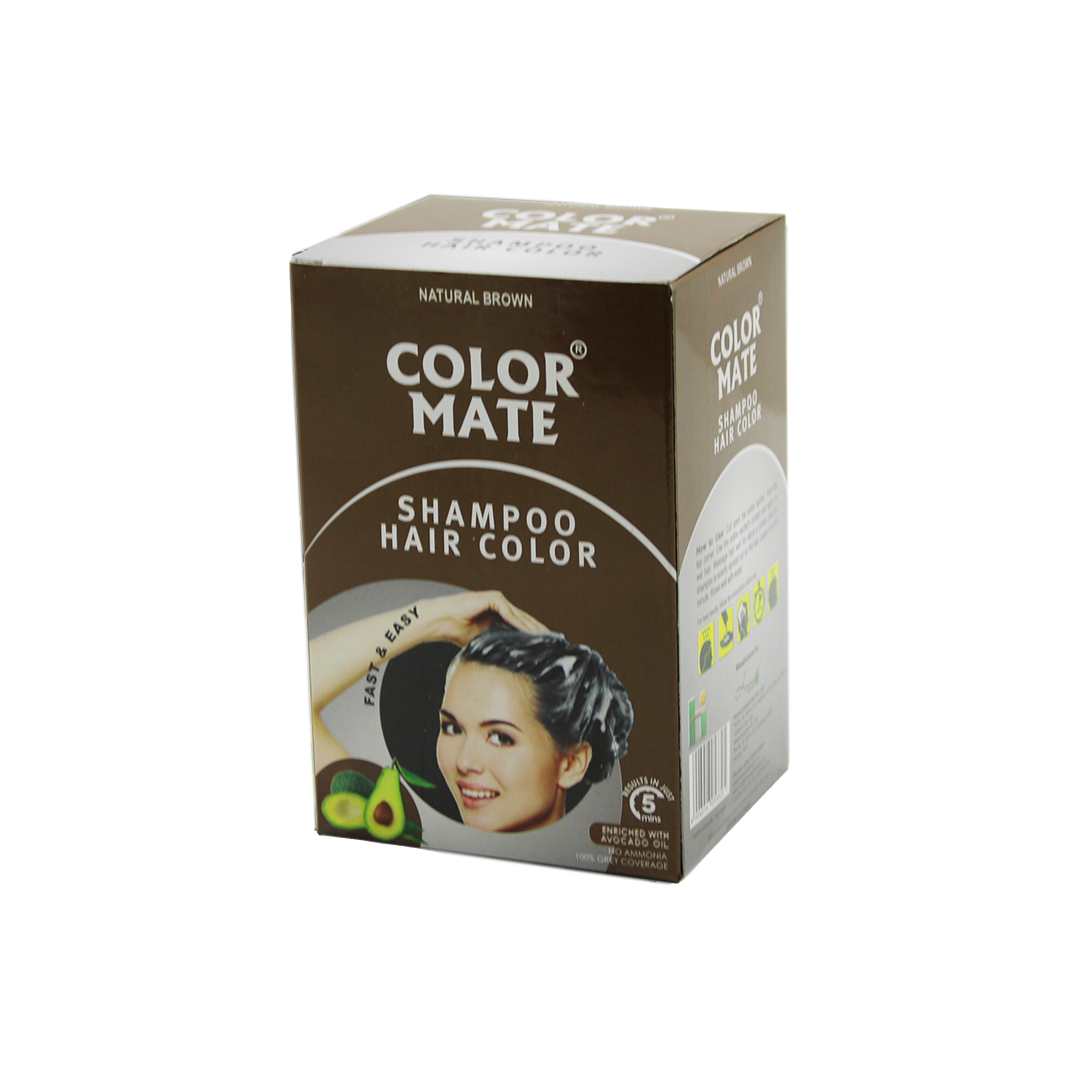 Kahverengi Saç Boyama Şampuanı 10lu (60 ml)