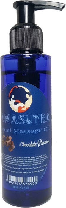 Kamasutra Big Size Sensual Chocolate Pleasure Massage Oil - Kamasutra Çikolata Er0tık Masaj Yağı 125 Ml