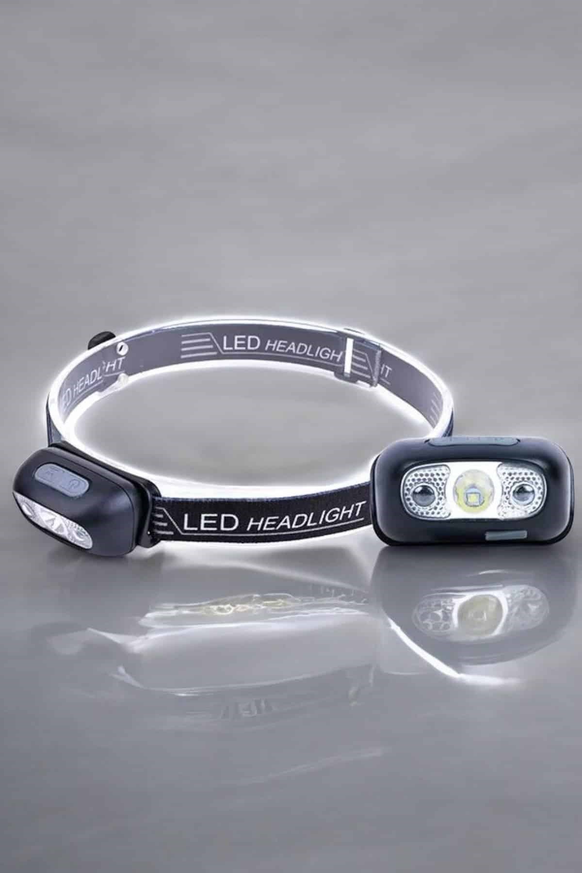 Kamp Lambası Led Işık Kafa Lambası Balıkçı Lambası Ayarlanabilir