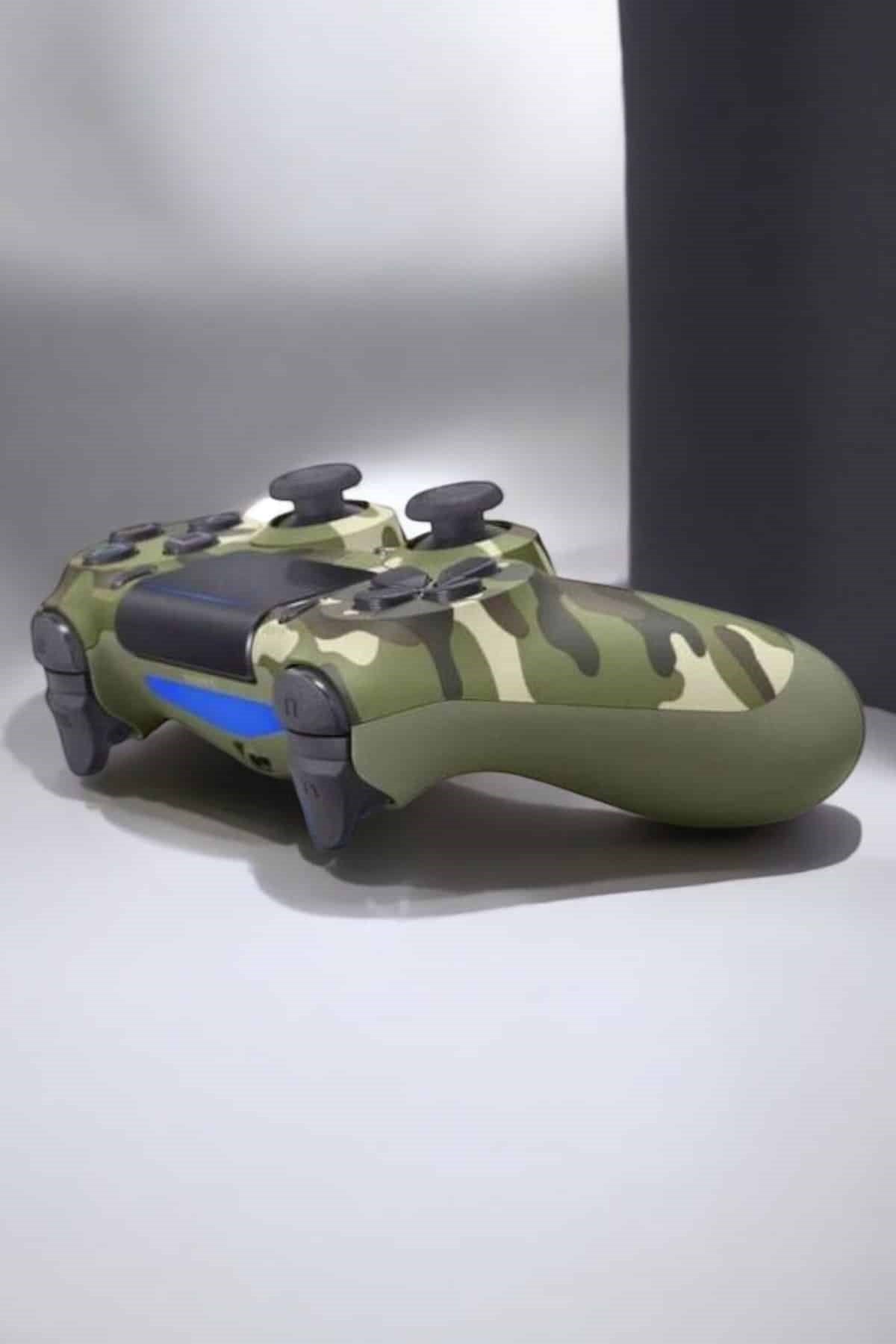 Kamuflaj Desenli Joystick PS4 Oyun Kolu