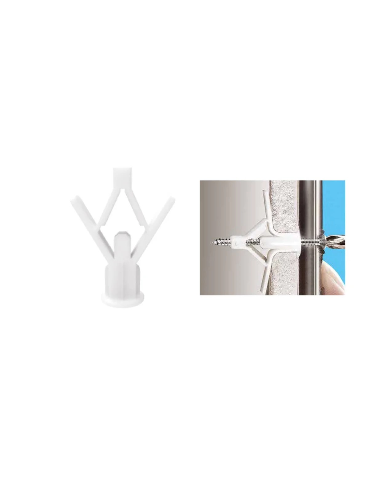 Kanatlı Alçıpan Dübel 3mm